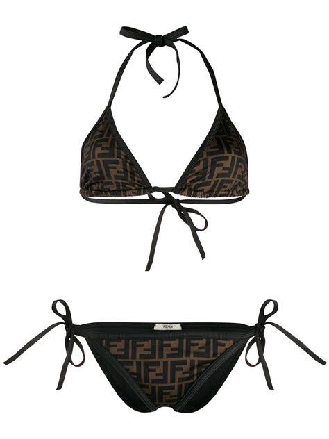 fendi reversible ff logo padded bikini|Bikinis & One piece FENDI Women's .